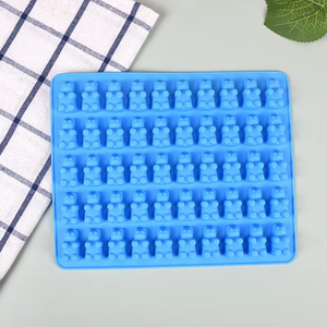 Molde de Silicona para Caramelos de Ositos de Goma, 50 Cavidades, Molde de Silicona para Hornear Caramelos, Libre de BPA - Product Image 3
