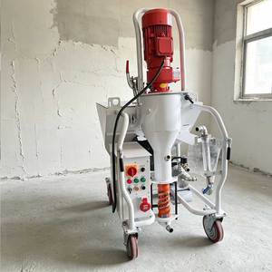Máquina de Enlucido de Yeso Totalmente Automática bibo, Eléctrica 380V 220V, Precio de la Máquina de Pulverización de Masilla - Product Image 1