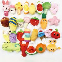 Nouveaux jouets en peluche pour chiens, en gros, originaux, en forme de légumes et de fruits, animaux en peluche