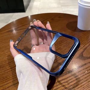 <span class=keywords><strong>Cover</strong></span> Ultra-sottile trasparente in plastica dura resistente ai graffi paraurti colorato Fundas per <span class=keywords><strong>Iphone</strong></span> 15 1 4 13 <span class=keywords><strong>12</strong></span> 11 - Product Image 5