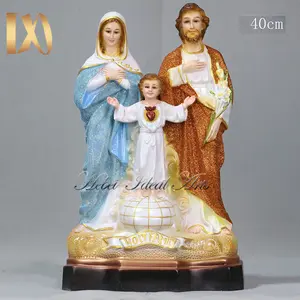 Ideaal Arts Mini Jezus Standbeeld Van St Mary Heilige Familie Religieuze Mary Jesus Standbeeld Te Koop