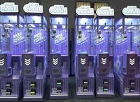 Nouvelle machine de jeu d'arcade à griffes miniatures à monnayeur, avec écran LED, en métal, pour centre de divertissement
