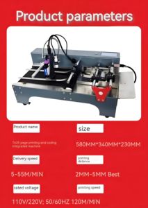 Nouvelle <span class=keywords><strong>imprimante</strong></span> à jet d'encre portable automatique à haute vitesse pour étiquettes et sacs en plastique avec codage et pagination pour les petites entreprises, <span class=keywords><strong>imprimante</strong></span> de cartes L805 - Product Image 6