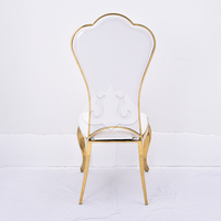Chaises de banquet en acier inoxydable doré pour hôtels, mariages, fêtes, restaurants et événements en plein air – En stock, directement de l'usine