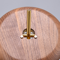 Lampe de table moderne en bois massif avec commande tactile, lampes de chevet portables et réglables, certifiées CE SAA RoHS