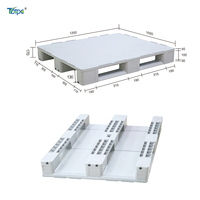 Palettes en plastique industrielles robustes de 1200*1000 mm, neuves, en HDPE, pour entrepôt, hygiéniques, de qualité alimentaire, durables, fabriquées en usine