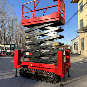 Plateforme élévatrice électrique autopropulsée en alliage d'aluminium, hauteur maximale 12,2 m, capacité 2 personnes, pour la construction - Product Image 3