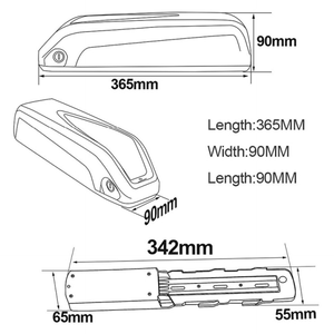 Hailong Batería 52V 48V <span class=keywords><strong>36V</strong></span> E-bike Paquete de batería de iones de litio 500W 750W 1000W Motores de bicicleta eléctrica Paquete de batería de bicicleta eléctrica - Product Image 4