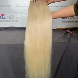 Extensiones de Cabello Virgen Rubio 613 sin Procesar, 12A, Cutícula Alineada, Transparentes para Encaje, 180% de Densidad, Venta al Por Mayor - Product Image 3
