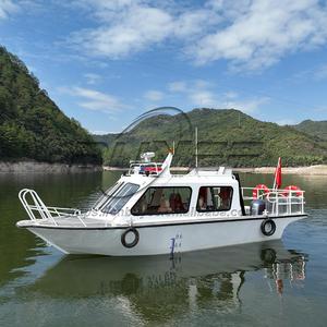 Bateau de travail polyvalent à bas prix 21.3ft 8 personnes bateau de patrouille à hélice à essence bateau de sauvetage à grande vitesse - Product Image 5