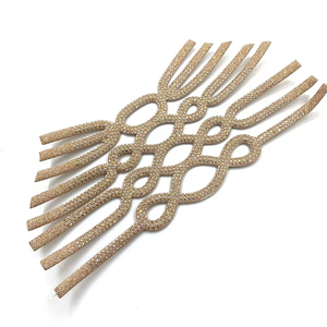 Tali Sepatu Berkilau Kustom dengan Aksesoris Gesper dan Aksesoris Berlian Imitasi untuk Sepatu - Product Image 2