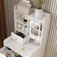 Ensemble commode de luxe moderne pour chambre à coucher avec miroir tiroir blanc en bois petit appartement chambre organisateur stockage pas cher meubles