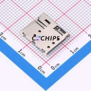 NANO SIM 6+1P H1.37 SIM Card Connector SMD Connector Self-Return Type Nano SIM Card Card Holder 1.37mm - Product Image 1