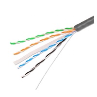 OEM 100% cuivre nu solide pur 23AWG CAT 6 1000ft câble Ethernet en vrac 4 paires de câbles UTP CAT6 Internet