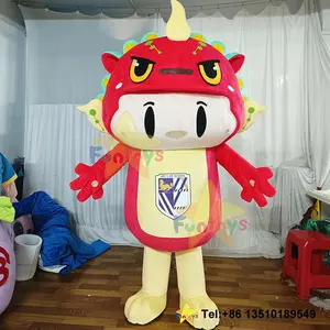 Kostum maskot dinosaurus Cosplay dewasa kustom Funtoys kostum kartun Monster Fursuit mewah gaun mewah karnaval Halloween