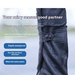 Anti-slip Thickened Wear-resistant Knee Rain <b>Boots</b> Waterproof for Travel and Outdoor Use Men and Women - Product Image 5