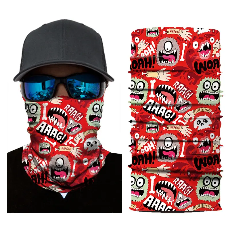 Pattern bandana spot magic headband Face Mask Hiking Scarves outdoor cycling sun protection wind mask sports seamless scarf