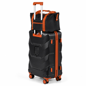 Ensemble de bagages ABS grande capacité, sac de toilette et valise à roulettes de voyage, vente en gros - Product Image 2