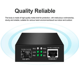 Transceptor <span class=keywords><strong>de</strong></span> Fibra Óptica PoE RJ45 <span class=keywords><strong>de</strong></span> Alta Potencia 10G, 30W/60W/90W, Transmisión <span class=keywords><strong>de</strong></span> Larga Distancia para <span class=keywords><strong>Convertidor</strong></span> <span class=keywords><strong>de</strong></span> <span class=keywords><strong>Medios</strong></span> Compatible - Product Image 3