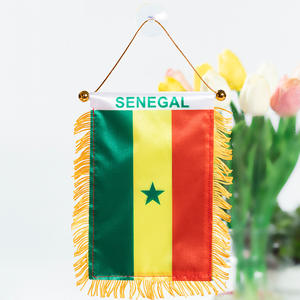 Accesorios para Aficionados al Fútbol Euro 2026 - Decoración para Auto con Bandera Mexicana - Mini Colgante <span class=keywords><strong>de</strong></span> Borla para el Día del Partido - Product Image 1