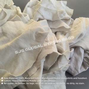 ManuWhite - Trapos de Algodón 100% Reciclado para Uso Industrial, Trapos de Algodón Blanco Reciclado, 10 kg, 5 Bolsas - Product Image 4