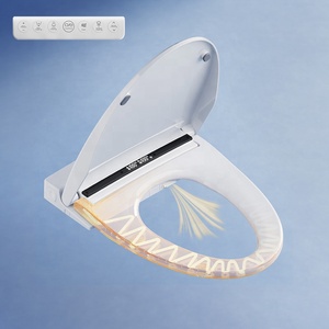 V-Shaped Design Smart Bidet <strong>Toilet</strong> <strong>Seat</strong> Thin Lid Electric <strong>Heated</strong> <strong>Toilet</strong> Cover Intelligent <strong>Toilet</strong> <strong>Seat</strong> - Product Image 1