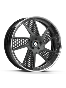 SY-09008 Juego de 2 Ruedas Forjadas Planas de 18 19 20 21 22 23 24 Pulgadas, Diseño de 5 Radios, Aluminio Forjado Cepillado para Automóviles de Pasajeros - Product Image 2