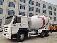Camion de base SINOTRUK HOWO équipé d'un tambour mélangeur SANY, camion malaxeur à béton d'occasion pour la construction