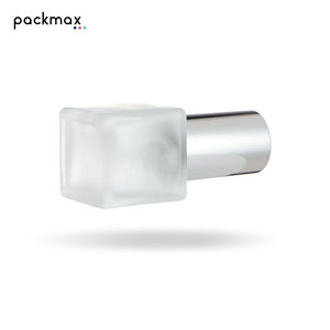 Transparent Lotion Pump Foundation Serum Bottle 30ml Square Thick-Bottom Glass Cosmetic Packaging Gold Stamping Screen Printing - Product Image 6