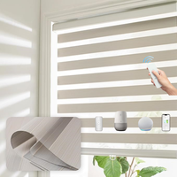 Persianas Zebra Inteligentes de Alta Gama, Personalizables, Automáticas, con Bloqueo Total de Luz, Fáciles de Limpiar, Compatibles con Google Wifi y Alexa, para Hogar y Oficina