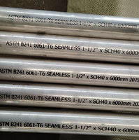 Tubes en alliage d'aluminium extrudé 6063 6061 6082, service de découpe sur mesure, surface anodisée pour l'industrie électrique