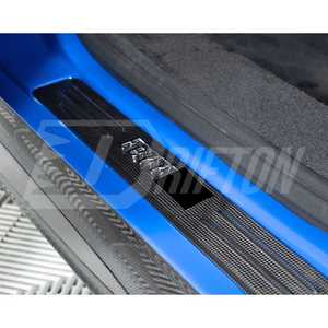 Protectores de Umbral de Puerta Personalizados SF90 con Diseño CF para Ferrari SF90 - Product Image 4