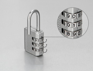 <span class=keywords><strong>Cadenas</strong></span> de voyage JXD antivol à combinaison à <span class=keywords><strong>3</strong></span> <span class=keywords><strong>chiffres</strong></span> pour valise, en alliage recouvert de plastique rectangulaire - Product Image 5