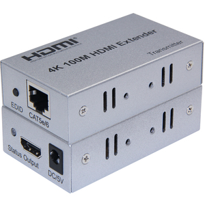 ตัวขยายสำหรับ <span class=keywords><strong>HDMI</strong></span> พร้อมตัวควบคุม IR HDCP 1080P 4K ตัวแปลงอีเทอร์เน็ต RJ45 3D 5e แมว/6 Cat5 <span class=keywords><strong>Cat6</strong></span>ความยาว100เมตรสำหรับเครื่องส่งสัญญาณ <span class=keywords><strong>HDMI</strong></span> R - Product Image 2