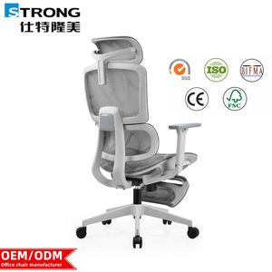 Quality Office Furniture Ergonomic Computer High-back Executive Office Chair Swivel Gaming Chair Office Chair with <b>Footrest</b> - Product Image 1