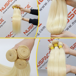 Pelo humano <span class=keywords><strong>de</strong></span> doble estiramiento para niños, <span class=keywords><strong>cabello</strong></span> 613 virgen lechoso, Rubio ruso, bohemio - Product Image 3