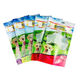 Sac d'emballage refermable pour aliments, lot de 50 pièces, impression personnalisée, pochette en plastique, Pet, chien quantité minimale de commande chat, avec fenêtre en forme - Product Image 4