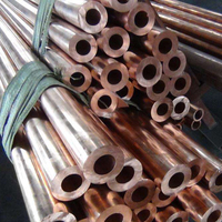 Tube droit en cuivre de qualité industrielle ASTM B88, tube en cuivre sans soudure pour projets de plomberie