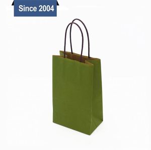 Custom Eco-Friendly Flat Fold Handle Shopping <b>Bag</b> Paper Kraft Folding Design for Food Supermarket Packing and Promotions - Product Image 4
