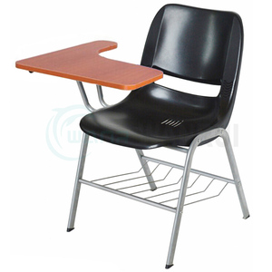 Hot Selling Training Desk School Furniture Student <strong>Study</strong> Chair with Writing <strong>Pad</strong> - Product Image 1