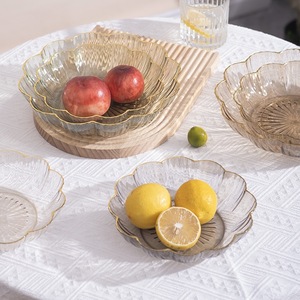 Transparent Pet Fruit <b>Plate</b> Flower Shape Food Grade Plastic For Home Party Snack Storage - Product Image 4