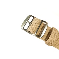 Bracelet de montre en nylon tissé et perlon de couleurs personnalisées en gros 14mm 16mm 18mm 20mm 22mm 24mm tailles 2 pièces bracelet de montre pour montres