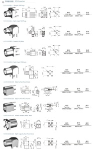 Conectores RF MMCX, Adaptadores Coaxiales Chapados en Oro, 50Ω 75Ω DC 4GHz VSWR ≤1.30 - Product Image 4