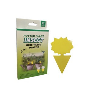 กับดักแมลงเหนียวสองด้านสีเหลือง12ชิ้นแมลงวันผลไม้และเชื้อราควบคุมแมลง - Product Image 2