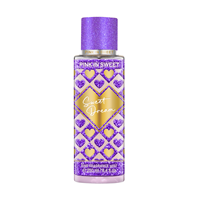 PINK in SWEET Heart Beat Blind Love 250ml Perfume Corporal con Diseño de Corazón Brillante, Spray Corporal de Alta Calidad para Mujer