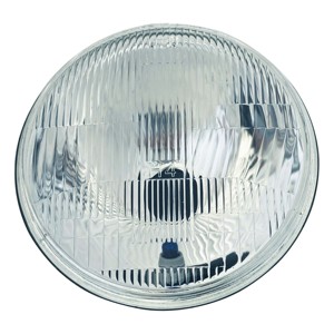 Faros Halógenos Redondos de 7 Pulgadas 6014, Haz Semisellado, 24V, Luz Amarilla, Bombilla H4, 8000 Lúmenes, para Auto y Excavadora, Nuevo Estado - Product Image 1