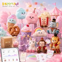 Coussin en peluche personnalisé sur le thème des desserts de carnaval, coussin en peluche licorne, glace, popcorn, cirque pour cadeau de fête d'enfants et décoration amusante