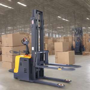 Equipo apilador <span class=keywords><strong>Jack</strong></span> series Electrique almacén Walk stand REACH stackers apiladores eléctricos completos - Product Image 6