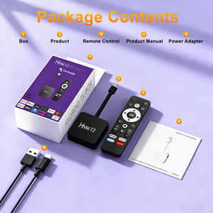 Nuovo <span class=keywords><strong>TV</strong></span> Stick Android 14 HS86 T2 con Chipset RK3518, Dual Wifi6 2.4G/5.8G e Assistenza Mouse, con Molteplici App - Nero - Product Image 6