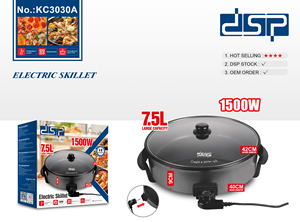 Poêle électrique DSP multifonctionnelle, Hot <span class=keywords><strong>Pot</strong></span> coréen, Barbecue électrique, Gril électrique domestique antiadhésif - Product Image 6